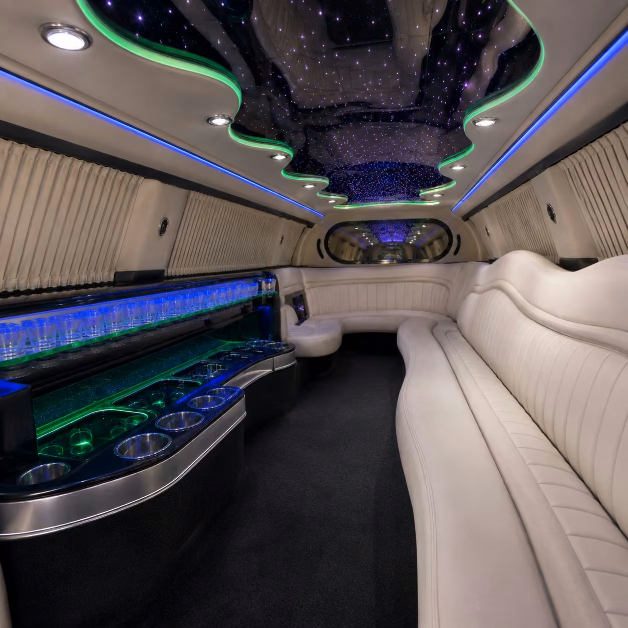 chrysler 300 limo interior
