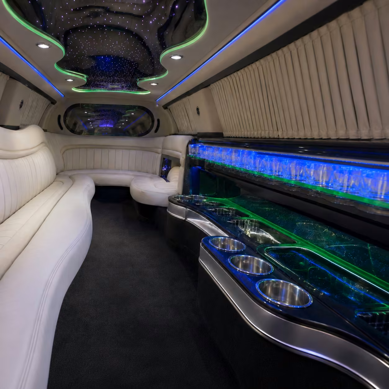 fort lauderdale limo interior